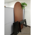 Mahogany Desk P Shape Runoff